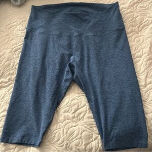 Beyond Yoga Blue High-Waisted Biker Shorts Size 3X